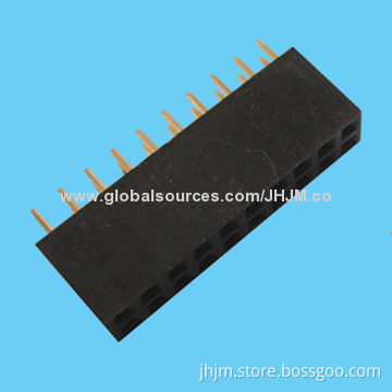 2.54mm pitch,double/dual row,4-80 pins,straight/SMT pin,U type female header connector for PCB using